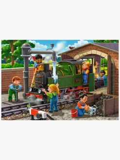 Ravensburger Airplane & Train Repairs Puslespil 2x24 Brikker