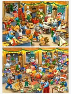 Ravensburger Christmas Toy Factory Puslespil 2x12 Brikker