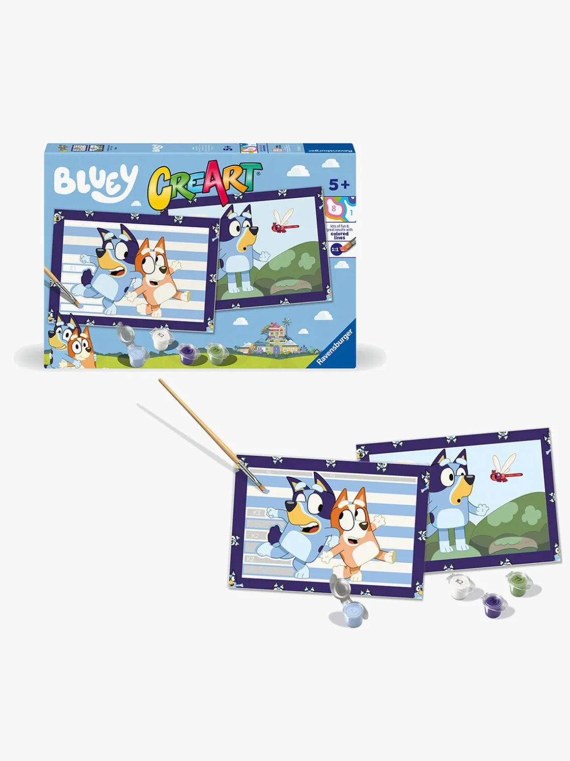 Ravensburger CreArt Bluey Malesæt