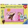 Ravensburger Dora Udforskeren Puslespil 2x12 Brikker