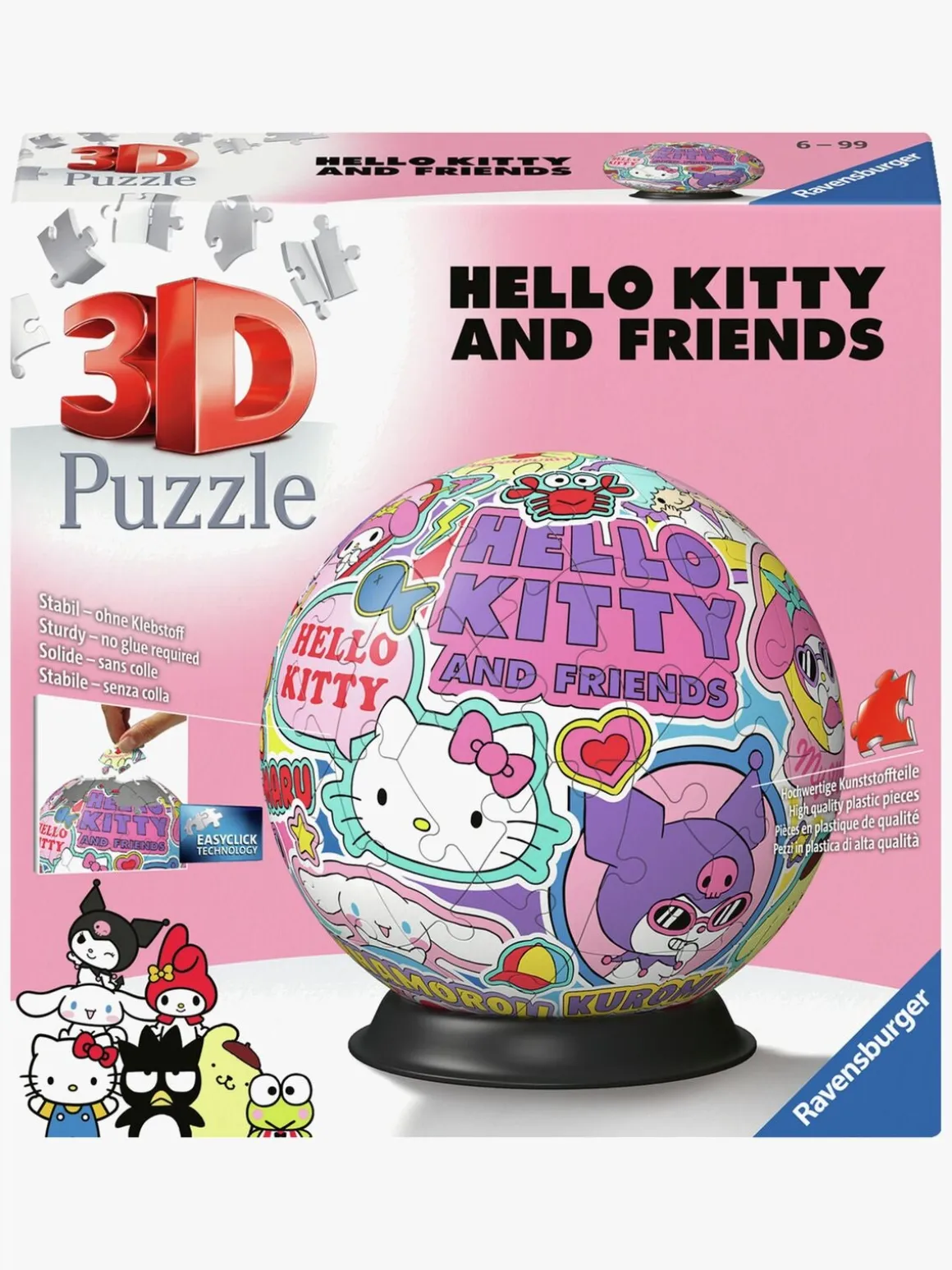 Ravensburger Hello Kitty 3D-puslespil 72 Brikker