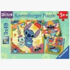 Ravensburger Lilo & Stitch Puslespil 3x49 Brikker