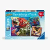 Ravensburger Marvel Spider-Man Puslespil 3x49 Brikker