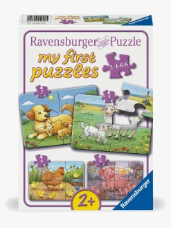 Ravensburger My First Puzzles Puslespil Bondegårdsdyr 4-i-1