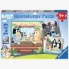 Ravensburger Puslespil Bluey 3x49 Brikker
