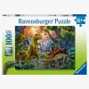 Ravensburger Puslespil Dinosaurus 100 Brikker
