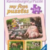 Ravensburger Puslespil Exploring The Farm 3x6 Brikker