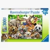 Ravensburger Puslespil Exotic Animals Selfie XXL 300 Brikker