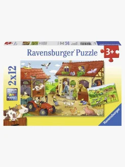 Ravensburger Puslespil Gårdsarbejde 2x12 Brikker