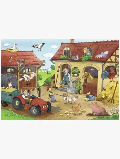 Ravensburger Puslespil Gårdsarbejde 2x12 Brikker