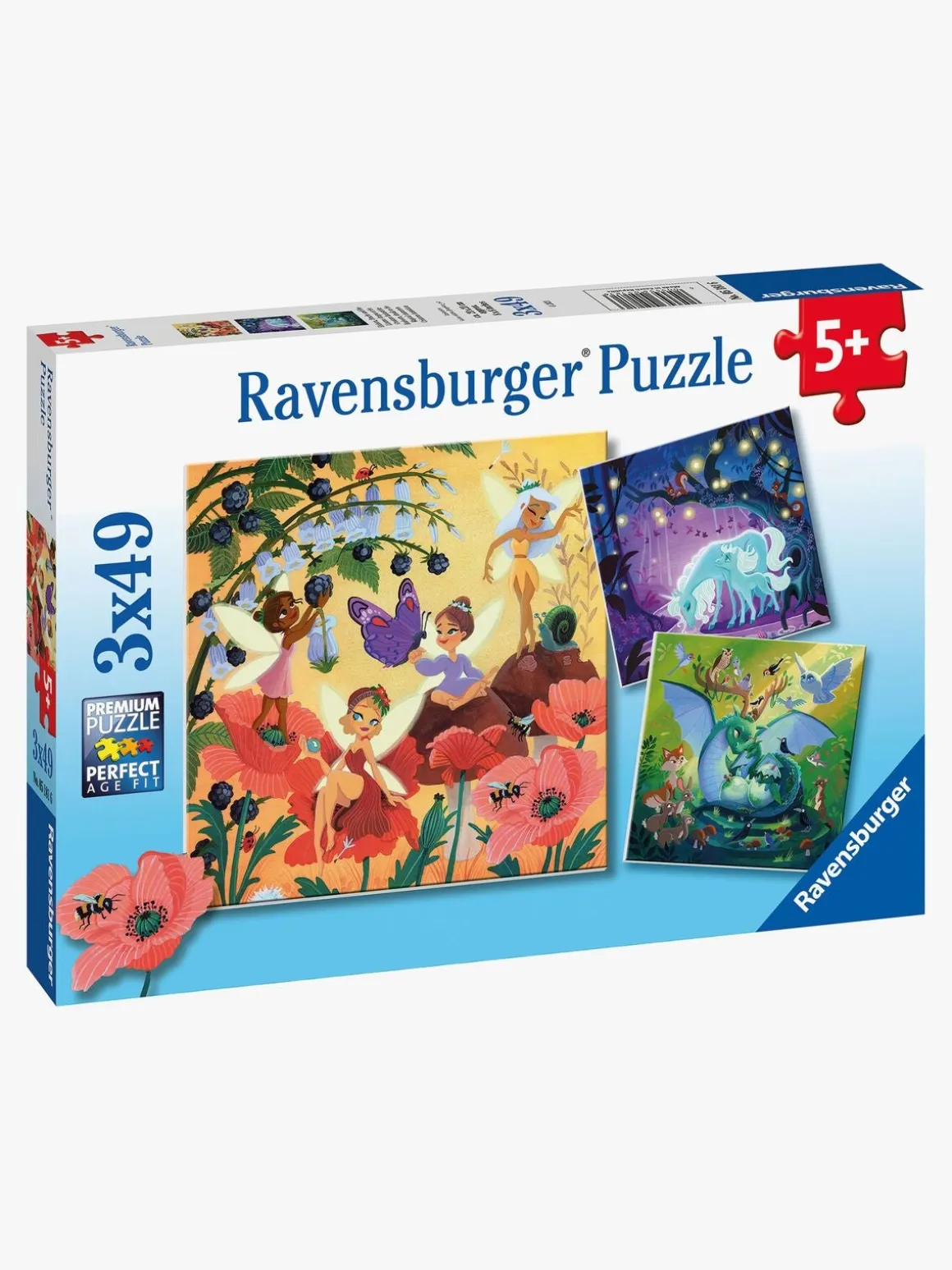 Ravensburger Puslespil Magiske Karakterer, 3X49 Brikker