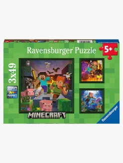 Ravensburger Puslespil Minecraft Biomes 3x49 Brikker