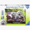 Ravensburger Puslespil Rejsende Hundehvalpe 100 Brikker