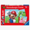 Ravensburger Puslespil Super Mario, 3X49 Brikker