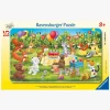 Ravensburger Rammepuslespil Dyrenes Fødselsdagsfest 15 Brikker