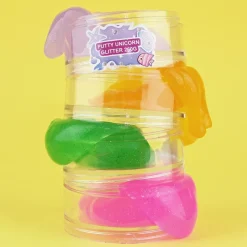 Robetoy Putty Unicorn Glitter Slime 4-i-1