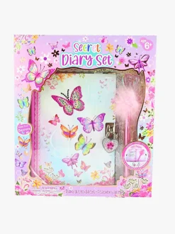 Robetoy Sommerfugl Dagbogssæt med Fjerpen