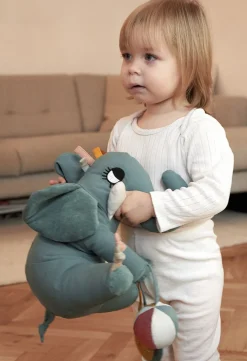 Roommate Aktivitetslegetøj Elefant, Sea Grey