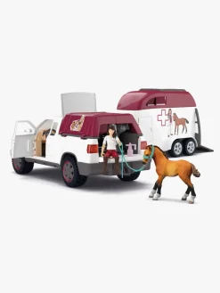 Schleich Dyrlægebil med Anhængervogn