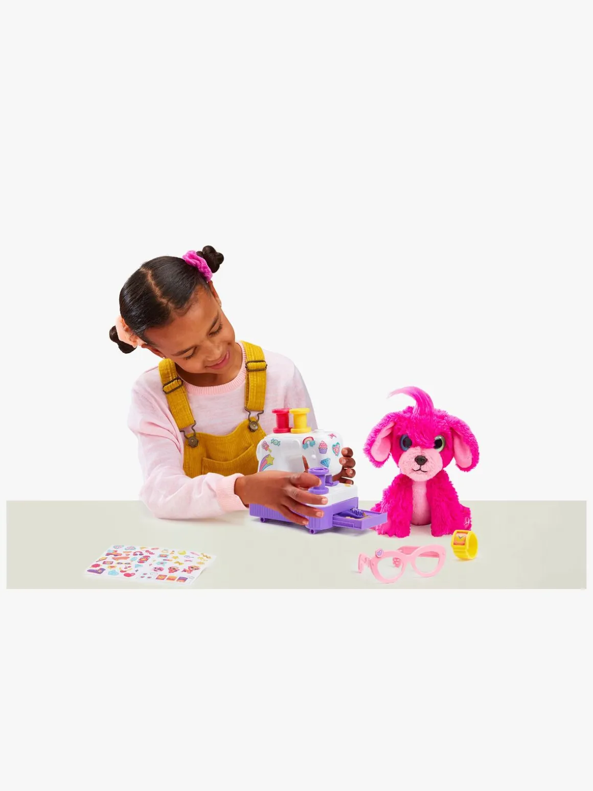 Scruff-A-Luvs Bamse Sew Surprise, Lyserød