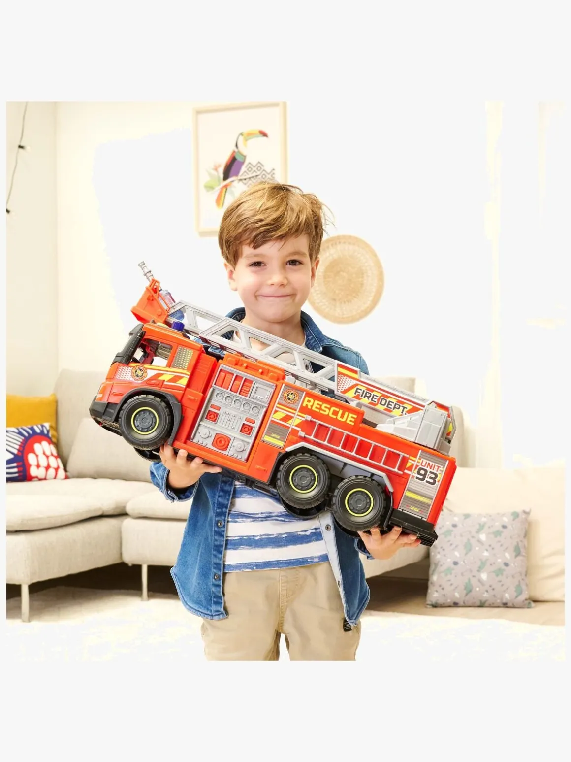 Simba Toys DICKIE Gigantisk Brandbil 57 cm