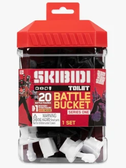 Skibidi Toilet Battle Bucket Figursæt Series 1, 20 Stk.