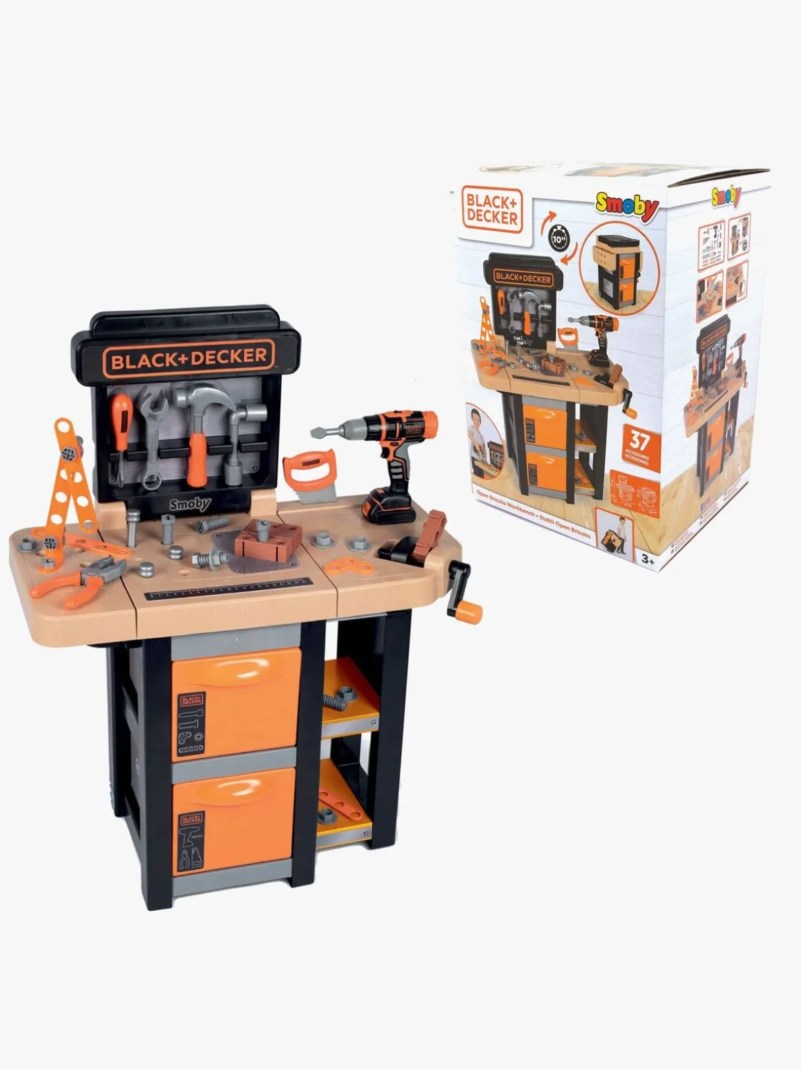 Smoby Black+Decker Bricolo Foldbar Arbejdsbænk