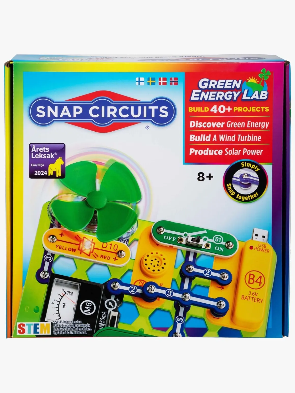 Snap Circuits Green Energy Lab Eksperimentsæt
