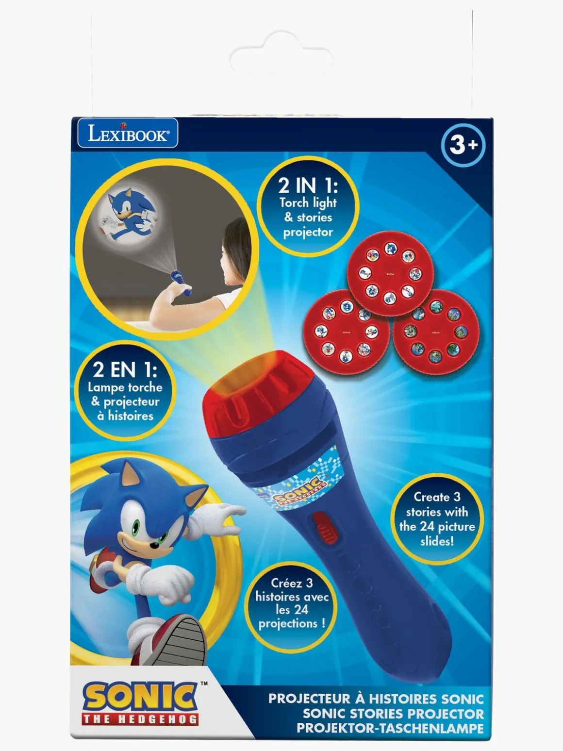 Sonic Historieprojektor & Lommelygte