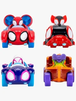 Spidey And His Amazing Friends Bilsæt 4-pak