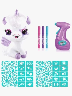 Style 4 Ever Airbrush Bamse Selvlysende Enhjørning