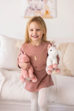 Teddykompaniet Bamse Enhjørning 25 cm, Hvid