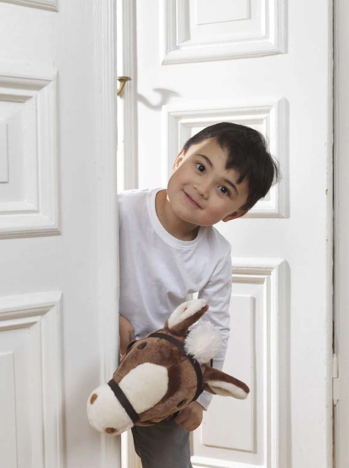 Teddykompaniet Kæphest m. Lyd 100 cm