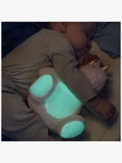 Teddykompaniet Selvlysende Enhjørning 25 cm, Hvid