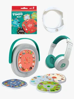 TIMIO Tilbehør og Skivepakke, Tal, Dyr, Former & Frugter