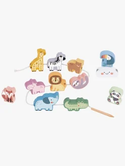 Tooky Toy Lacing Animals Aktivitetslegetøj