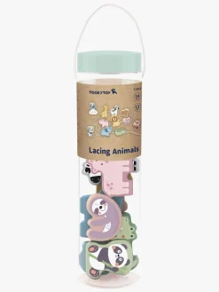 Tooky Toy Lacing Animals Aktivitetslegetøj