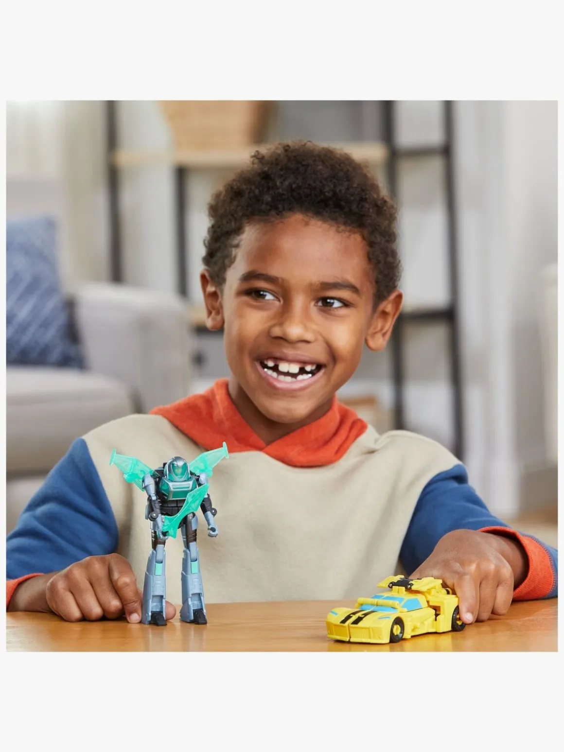Transformers EarthSpark Cyber-Combiner Figursæt Bumblebee & Mo Malto