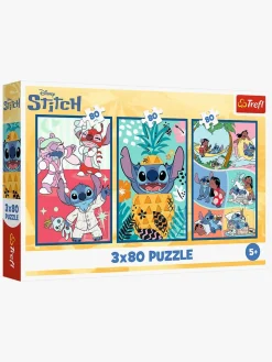 Trefl Lilo & Stitch Puslespil 3x80 Brikker
