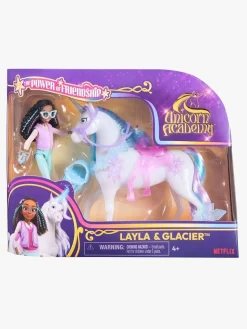 Unicorn Academy Dukke & Enhjørning V2 Layla & Glacier