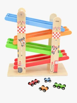 VIGA Dobbelt Rampe Racerbane med Biler