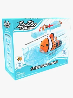 ZhuZhu Aquarium Fisk Båd Og Kaj Legesæt